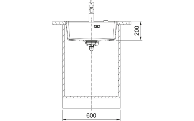 Гранитна мивка FRANKE INSET MRG 610-52 TL 3 1/2″ WWK ND HOF MB IT