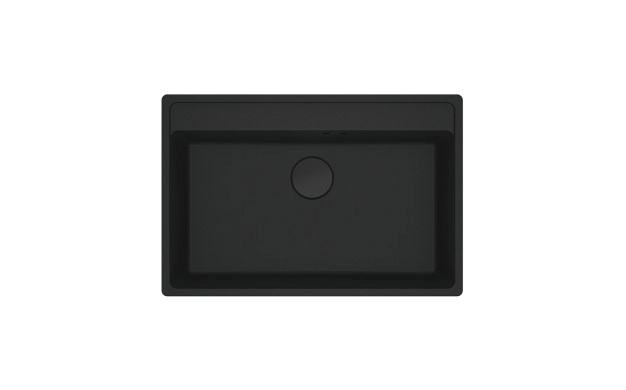 Кухненска мивка FRANKE Maris MRG 610-72 TL – Fragranite, Black Matt, 76 × 51 см