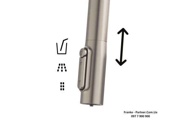 Трипътен смесител FRANKE 120.0736.604 Decor Steel