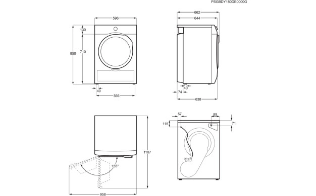Electrolux EW6D28BE – сушилня с термопомпа