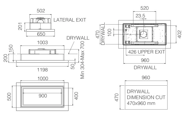 Таванен аспиратор Elica Lullaby @ Wood Out