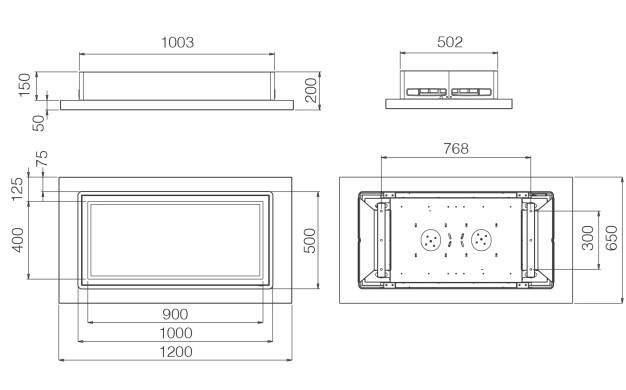 Таванен аспиратор Elica Lullaby @ Wood Out