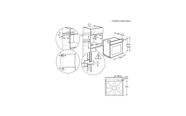 Фурна за вграждане AEG NBX7P63KSB – PizzaExpert