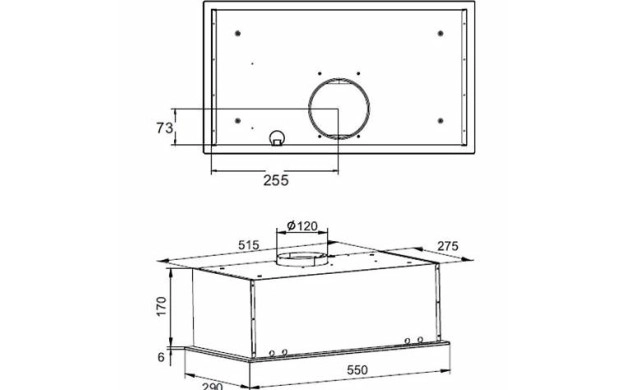 Вграден аспиратор Hansa OMP6251BGH