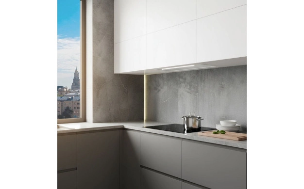 Sirius SM913WH 52 см – бял аспиратор за пълно вграждане, 610 м³/ч